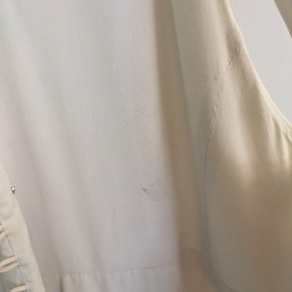 Reformation Ivory Sleeveless Button Tank - Picture 4 of 6